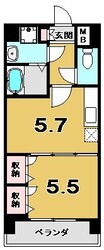 ヒーリングタワー七条大宮の物件間取画像